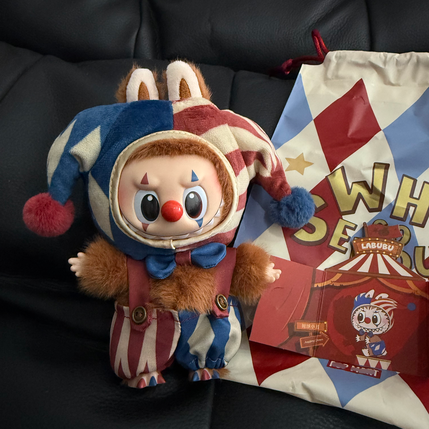 Hot Sale PPMT Halloween Why so Serious Series Juggling Clown Rainbow Jelly Bean Bubblegum Moonlit Mask Mini LABUBU Cute Vinyl Plush Pendant Blind Box 