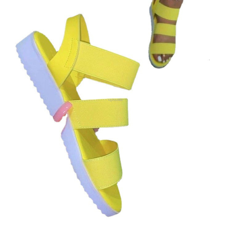 2025S New Designer Sandals With Free Shipping Large Size Shoes, Low Heel Flat Bottomed Beach Women's Sandals