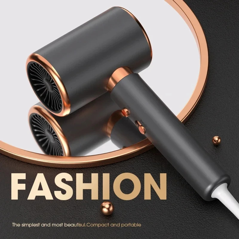 Salon Hair Dryer 2000W Professional Cold Air Brush Negative Ionic Blow Dryer Strong Power 5th GearHairdryerblowdryerwithcomb 251030