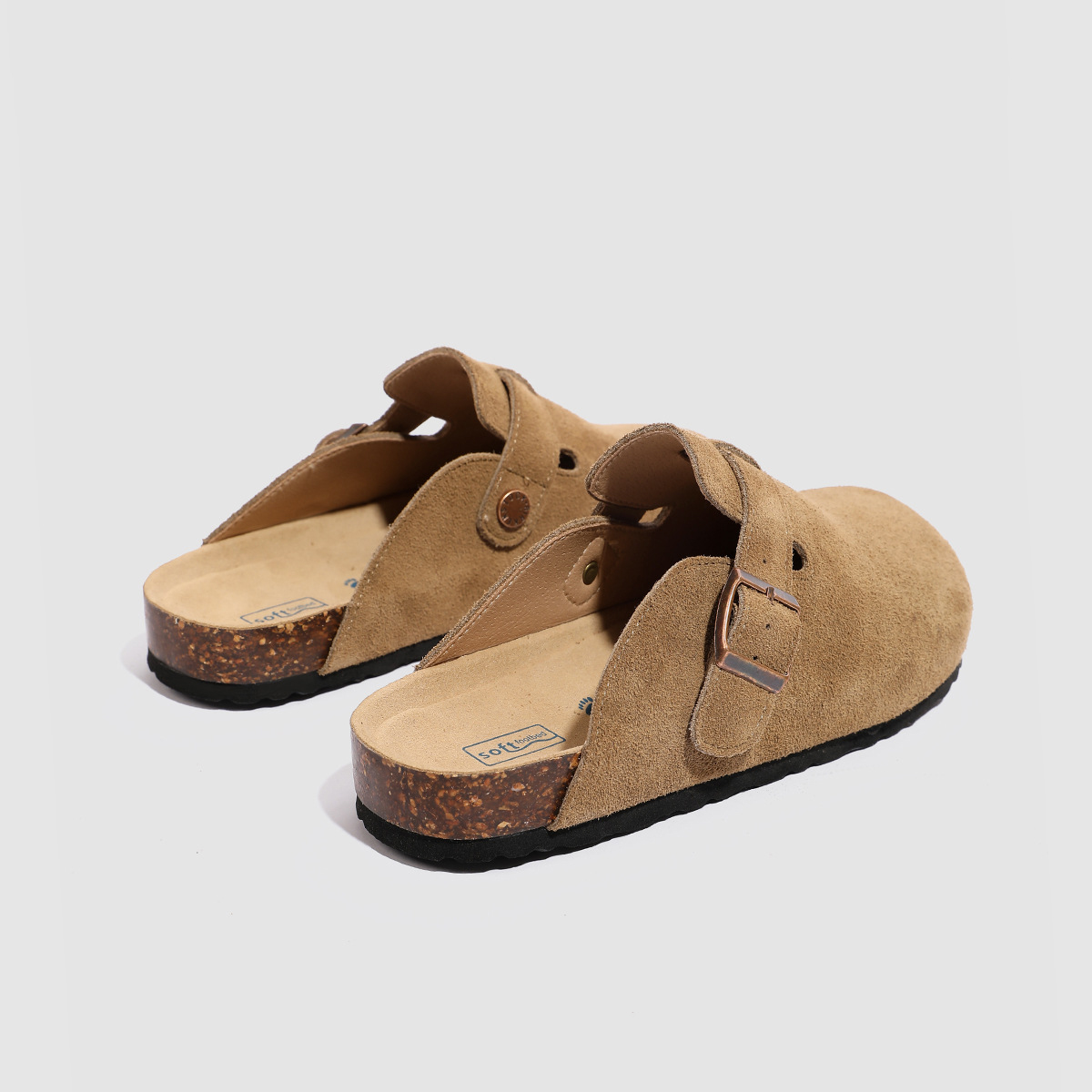 hot Free shipping designer slippers 2025 Autumn and winter new leather soft soled Boken shoes outdoor thick soled plus size 33-44