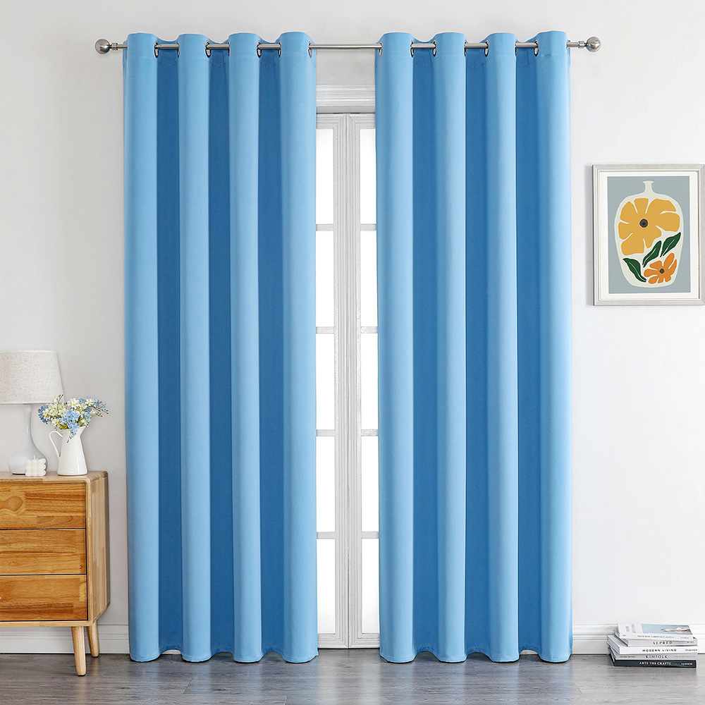 150cm*200cm Modern Solid Color Blackout Curtains For Living Room Bedroom Curtains Window Curtain