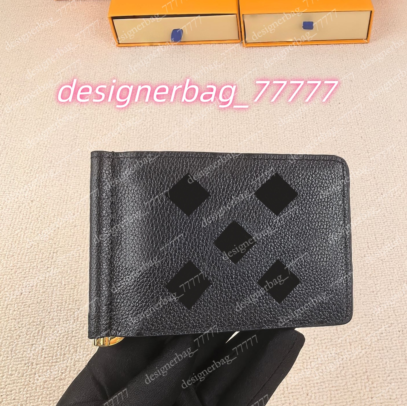 Wallet Cardholder USD Money Clip Credit Card Wallet Top Quality Leather Men Wallet Business Card ID Case Short Designer Wallet Cardholder Women Purse