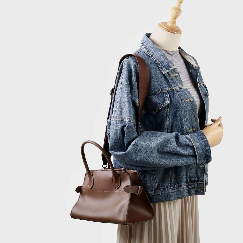 Luxury Bag Designer Cowhide Leather New High End Large Capacity Tote Leather Multifunctional Commuter Women's One Shoulder Fagun Bag