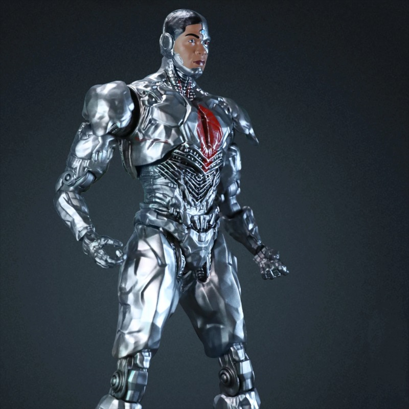 Fondjoy DC Comics Cyborg Victor Stone 1/9 Action Figure Wholesale - Collectible Model Kit with Movable Joints, Superhero Bulk Stock for Resellers