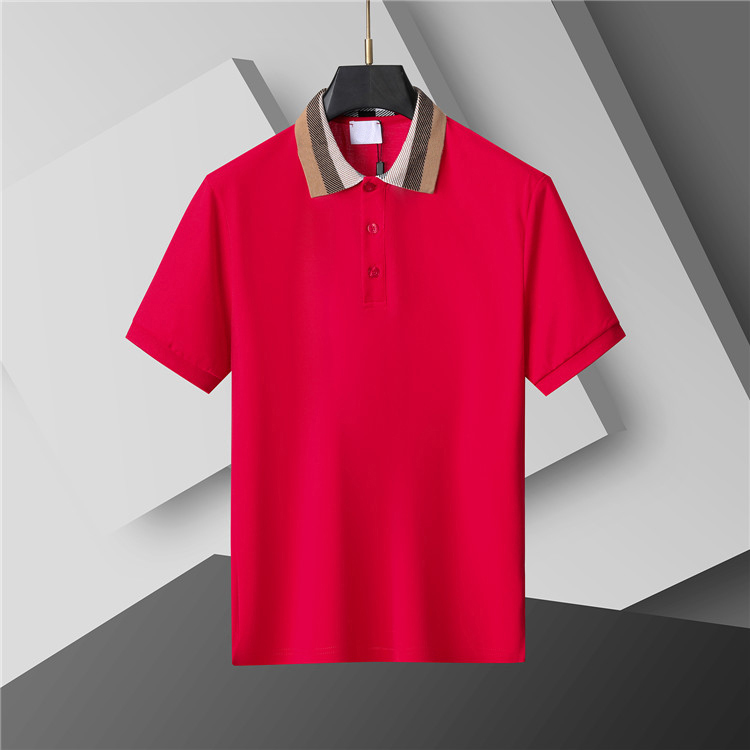 Luxury Designer Polo Shirt for Men - High Quality Fashion T-shirt with Polo Collar, Breathable Fabric, Perfect for Summer Business