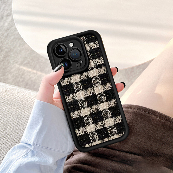 New Fashionable Apple Phone Case Premium iPhone Pro Max Autumn/Winter Luxury European and American Style Retro Women's Phone Case