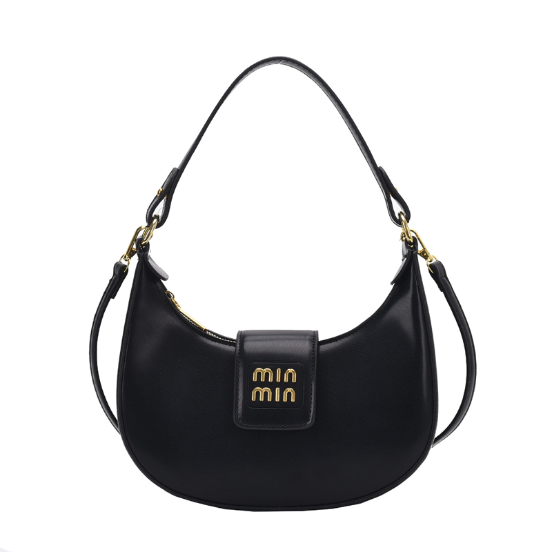 Free Shipping Designer Cross Body For Woman New Fashion Outdoor Saddle Chains Black Shoulder Bag New Free Delivery Designer Bag