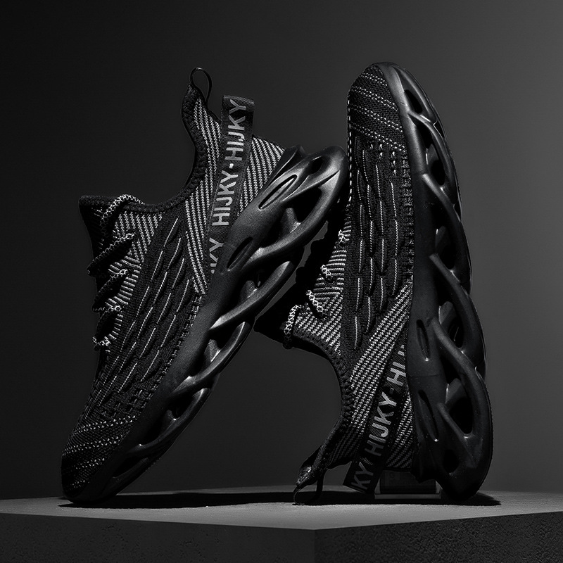 Men's Running Shoes 2025 New Design Super Cool Blade Pattern Sneakers Outdoor Breathable Comfortable Sports Trainers Platform Shoes Free Shipping
