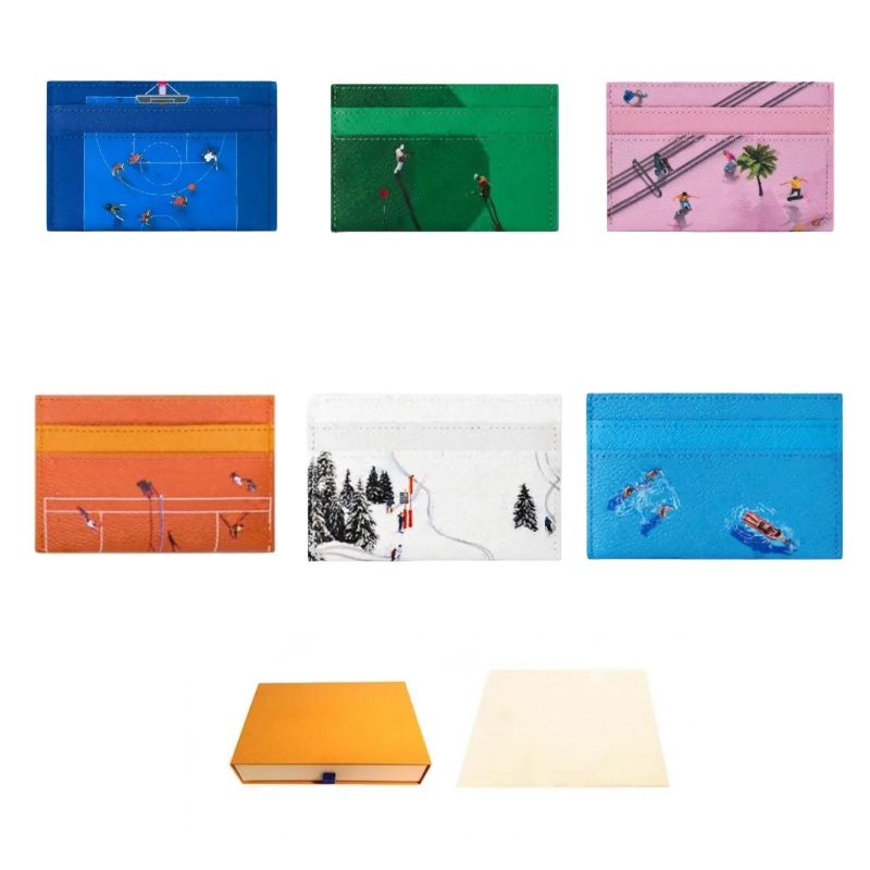 10A designer wallet golf card holder holiday sports series swimming football model passport bag eallet golf wallet swimming wallet