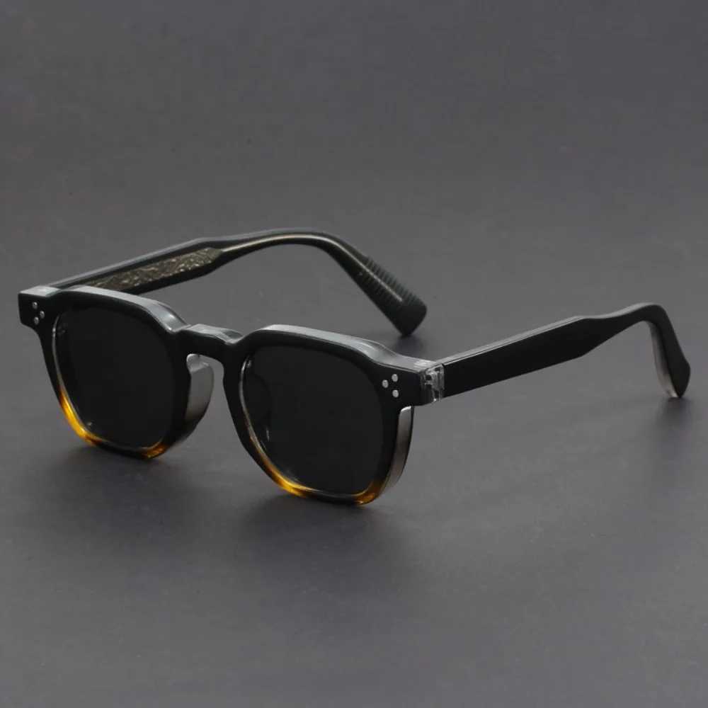 Boho Retro Polarized Sunglasses for Men Frame Polygonal Womens Sunglasses Outdoor High Quality Travel Glasses Z250402