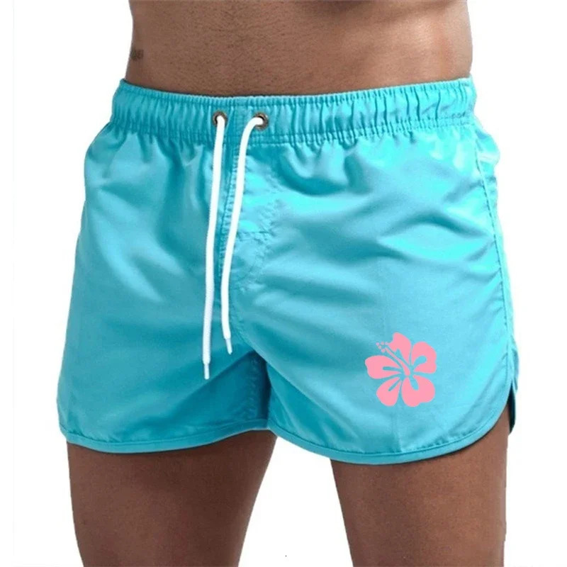 Summer mens beach shorts printing selling casual jogging sports quick drying swimming surfing 250402m