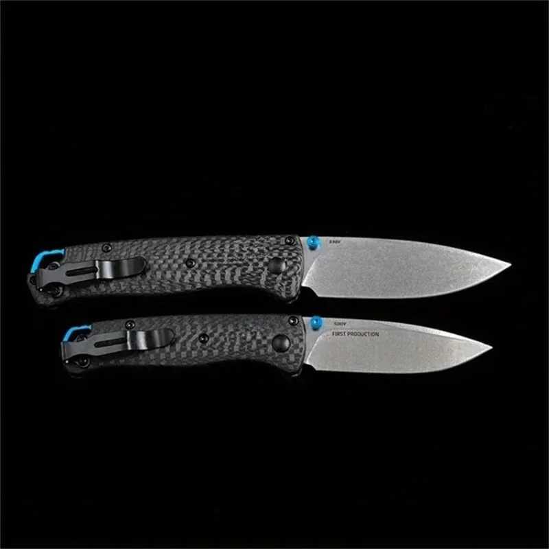 BM Folding Bugout 535/533-3 Pocket Knife S35V/S90V Blade Carbon Fiber Handle Outdoor Camping Hunting Portable EDC Tool KnifeW250402