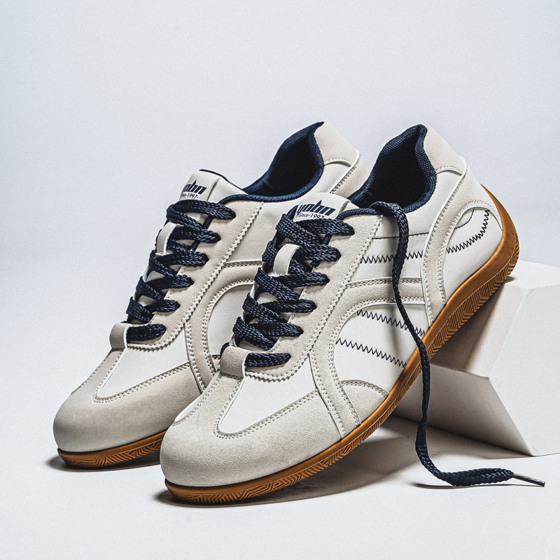 Motorcycle Casual Sneakers Thin-soled Low-top Men's Shoes Trendy Versatile Racing Shoes