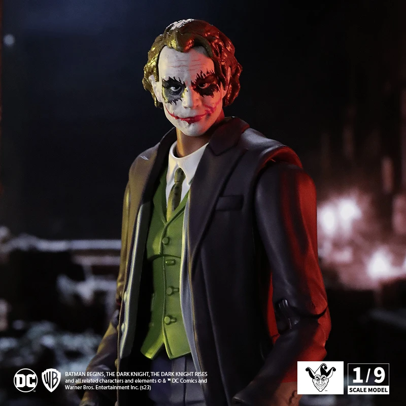 Fondjoy DC Comics Joker 1/9 Action Figure Wholesale - The Dark Knight Collectible Model Kit with Movable Joints, Bulk Stock for Retailers