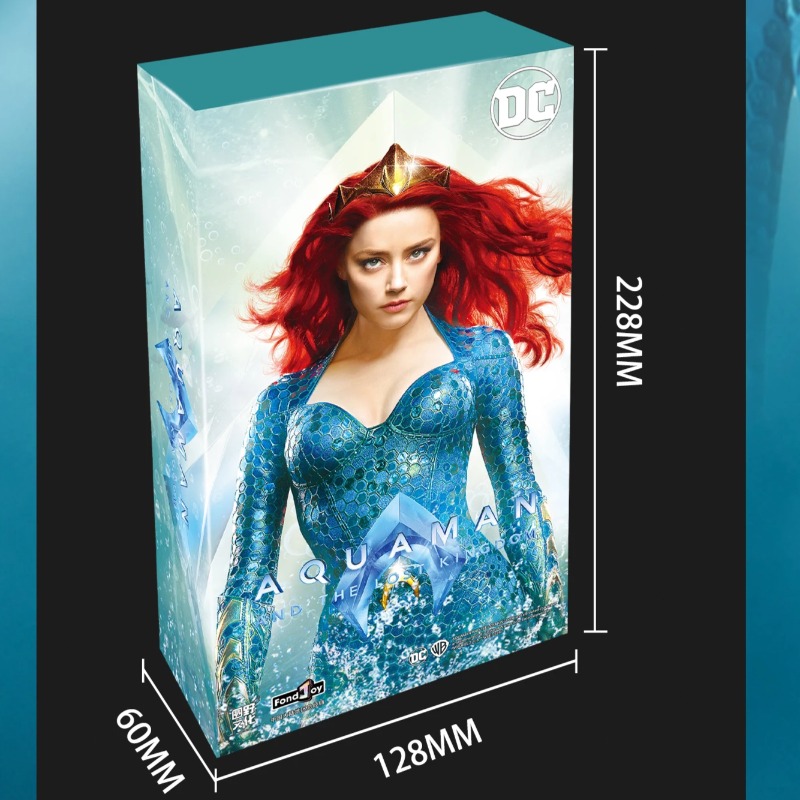 Fondjoy DC Comics Mera Aquaman 2 1/9 Action Figure Wholesale - Collectible Model Kit with Movable Joints, Bulk Stock for Retailers