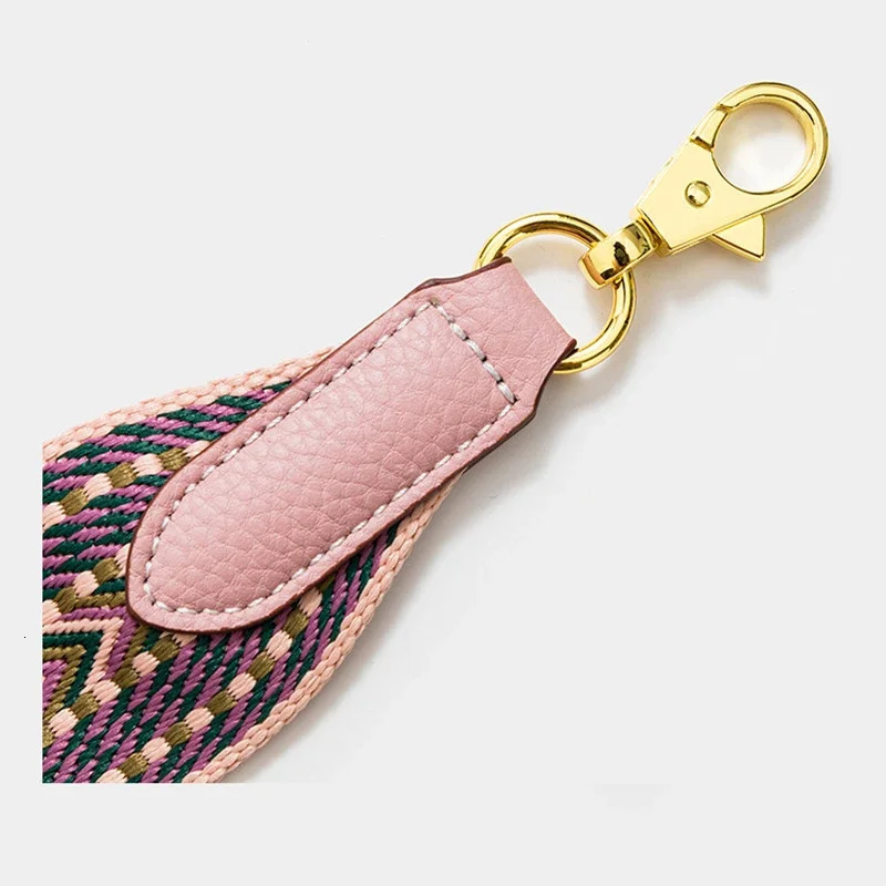For Handbag Pattern Hand Woven Wide Bag Strap Convert To a Single Shoulder Crossbody Bag Accessory 251030