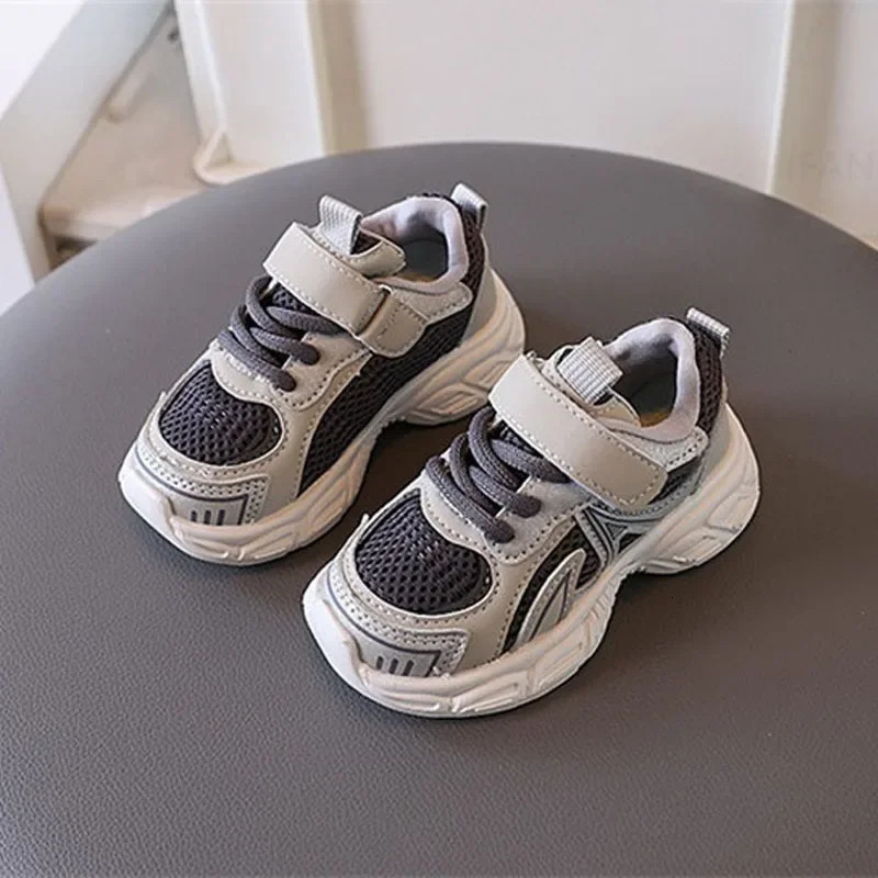 Spring Autumn Boys Kids Sport Girl Baby Toddler Mesh Breathable Casual Running Shoes Soft Soled Children Sneakers C260130