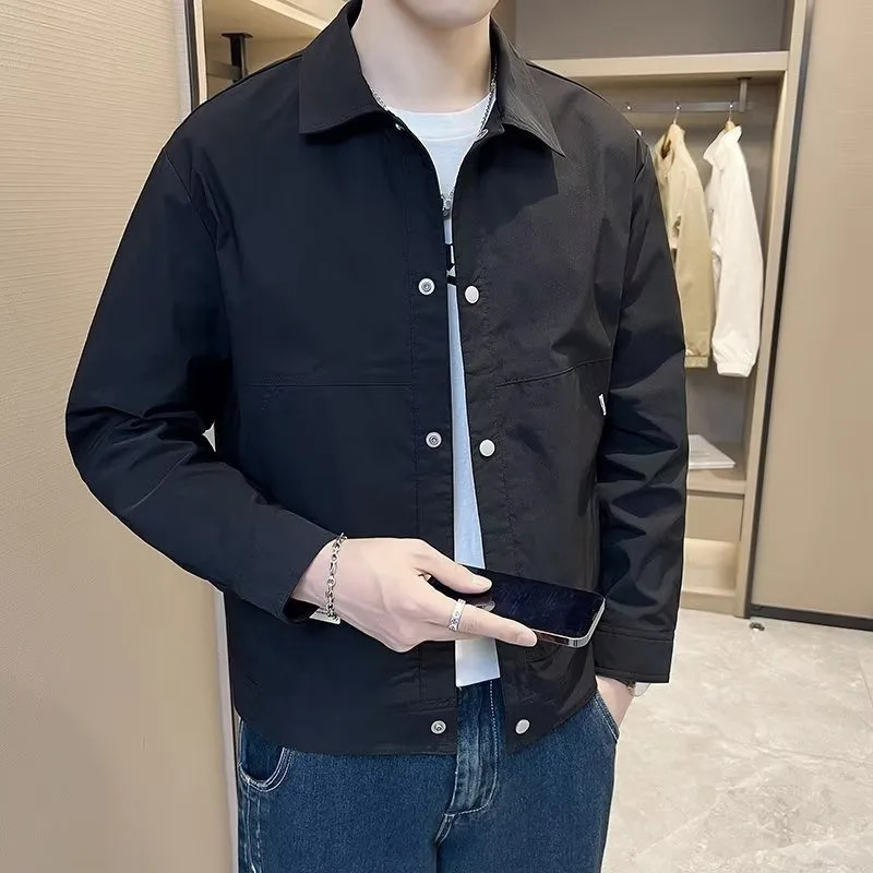 Mens casual jacket autumn mens baseball uniform Anorak winter clothing y250324