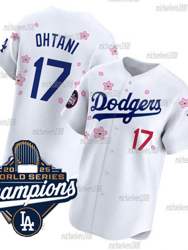 Dodgers 2025 World Series Champions Jersey Shohei Ohtani Will Smith Enrique Hernandez Freddie Freeman Mookie Betts Yamamoto Roki Sasaki Muncy Snell Custom YOUTH