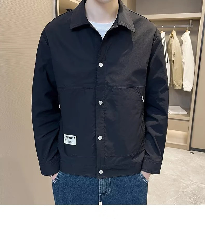 Mens casual jacket autumn mens baseball uniform Anorak winter clothing y250324