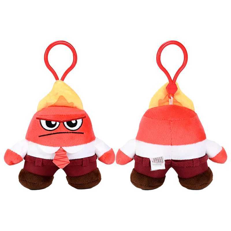 Disney Inside Out 2 Doll Keychain Disney Anime Anxiety Angry Toys Digital Keyring Bag Pendant Decoration Childrens Classic Toys Hot Selling Y250402