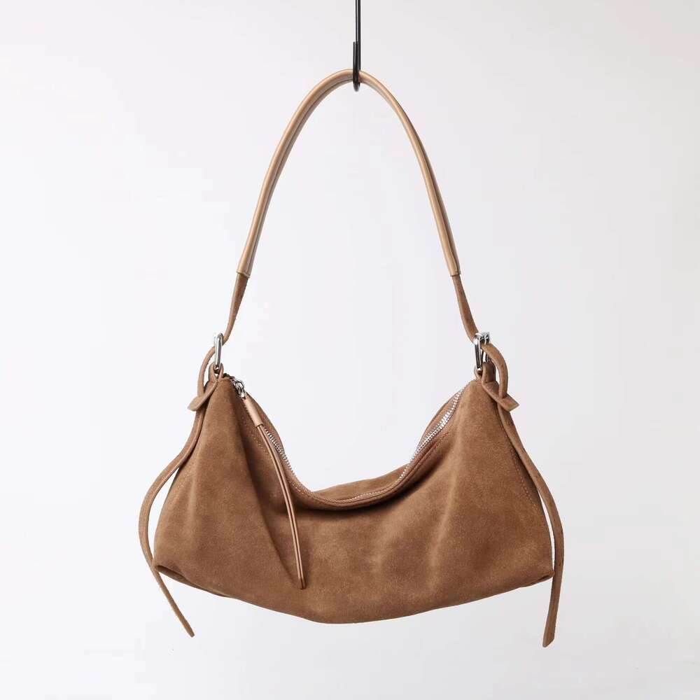 Luxury Bag Designer New Upgraded Version Matte Casual Niche Design High End Leather Underarm Single Shoulder Crossbody Bag