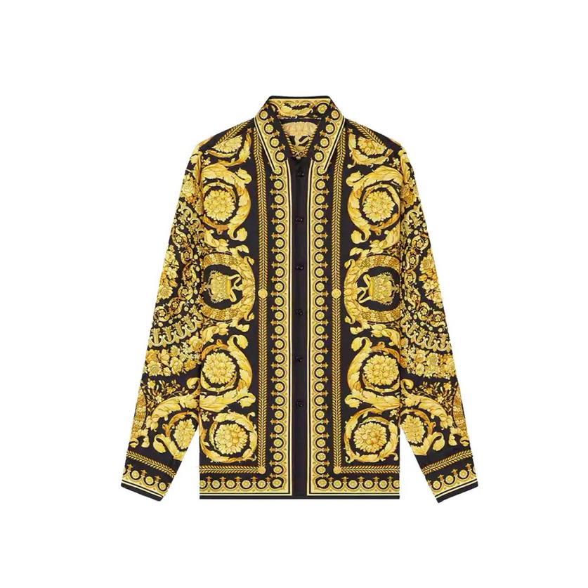 Summer Men Casual Shirts Letter Print Long Sleeved Shirts Hawaii Vacation Beach Designer Slim Fit Mens Dress Shirts