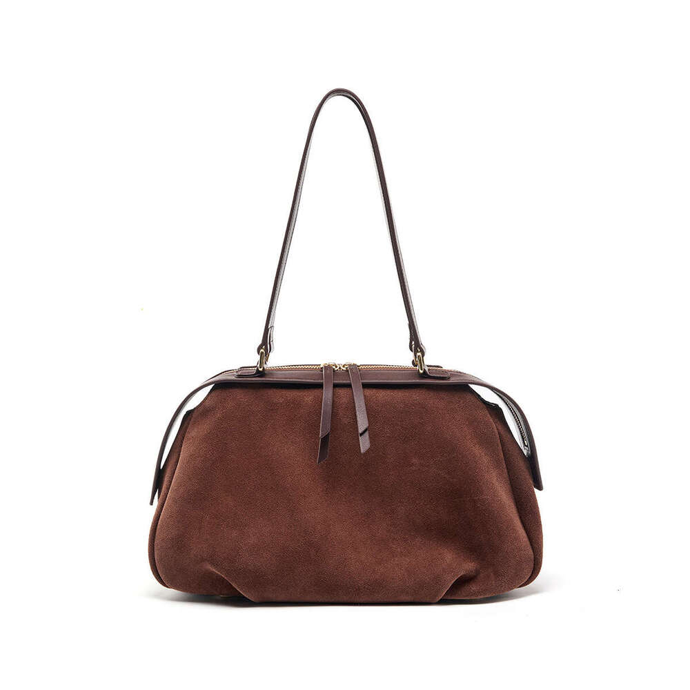 Luxury Bag Designer Minority Matte Cowhide Cross-body Fashion Women's Simple Large Capacity One Shoulder Wander Handbag