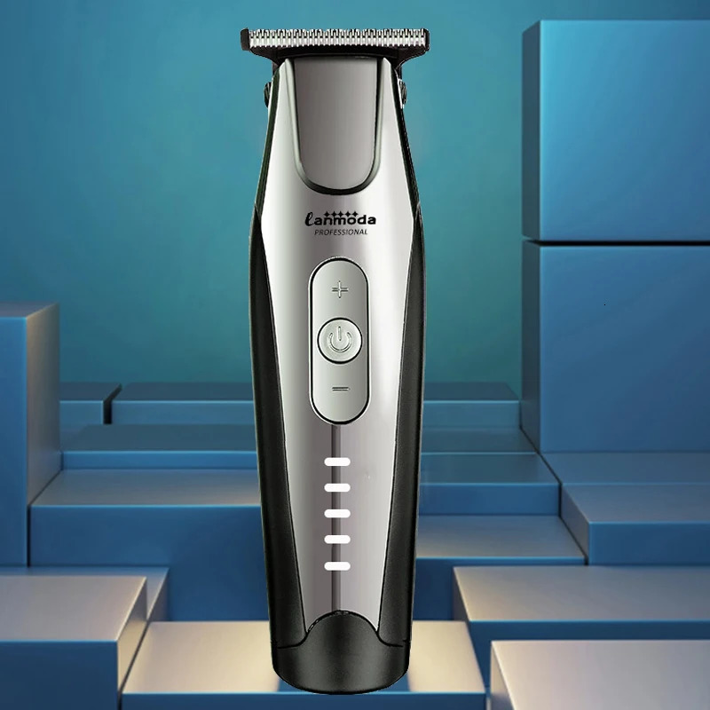 Lanmoda Professional Bald Clipper for Men Barber Electric 001 MM Hair Trimmer Typec Beard Trimmer Haircut Machine Shaver Razor 251030