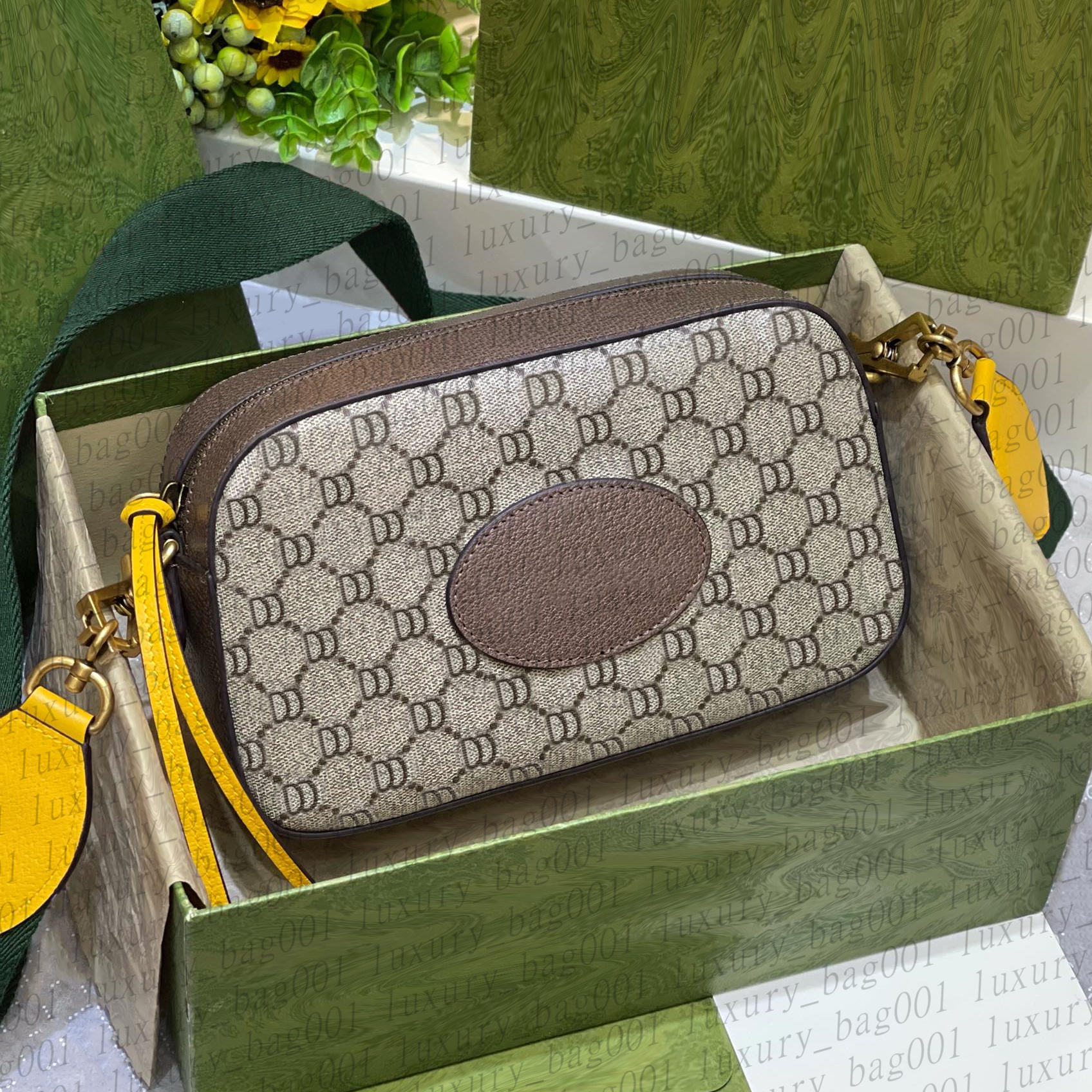 Designer Bag Shoulder Bag Luxury bag High Quality women's Crossbody Letter Embossed Chain Black Medium Leather Camera Bag Tassel Small Square Bag Classic Deluxe