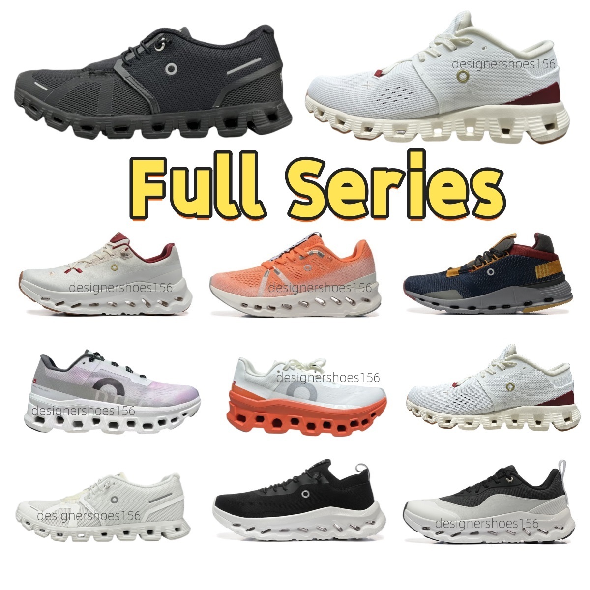 Running Shoes For Mens Trainers Oncloudds Womens in Casual Shoes X4 X5 Oncloudmonster Tranier Trend Athletic Sneakers All Black White Pearl Glacier Pink Tennis