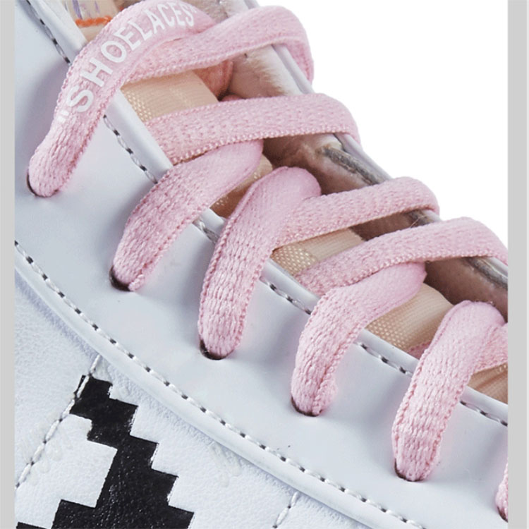 16 colors shoelace for sport sneakers shoe accessories high quality print shoelaces letter shoe decoration 120cm length