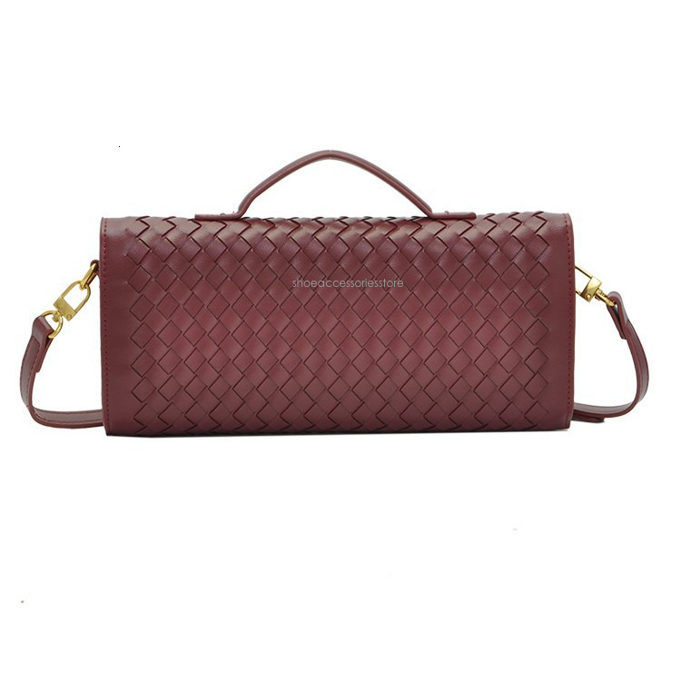 New Free Shipping Designer Bag Hot Selling Handmade Soft Leather Stick Horizontal Square Organ Bag Solid Color Hand-held Diagonal Cross Women's B