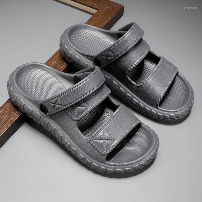 Sandals Men's Summer Styles. They Feature A Simple And Casual Design Are Highly Versatile Perfect For The Beach.