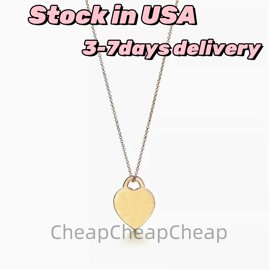 Designer necklace Love Women Forever Return Necklaces For Woman Metallic Key Jewerly Womens Letter Plated Gold Necklaces Business Formal with box necklace
