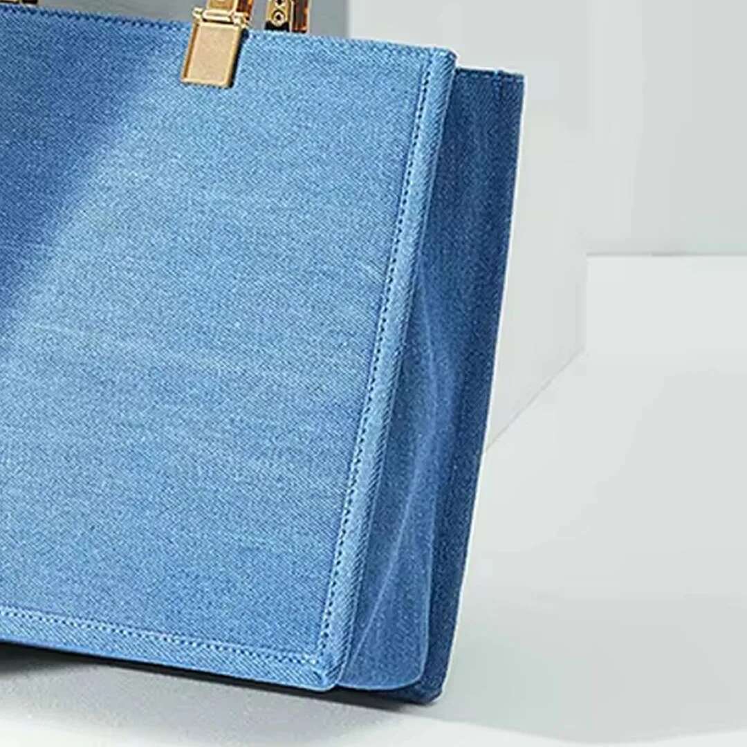 Fashion Design Women Denim Bag Handbag Large Capacity Lady Jeans Tote Bags Travel Crossbody Casaul Big Shopper Purses