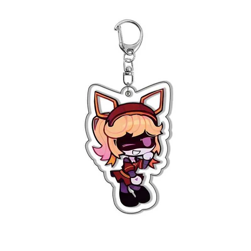 Murder drone cartoon character keychain Uzi N V J Doll Tessa cute bag charm fan gift pendant Chaveio car keychain W250402