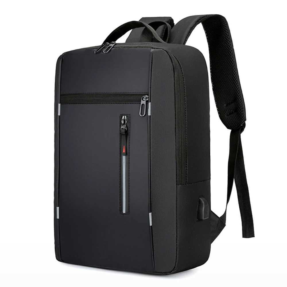 Portable Backpack Camping Travel Bag Business Daypack with USB Charging Port Fit 15.6 Inch Laptops for Men WomenC250407