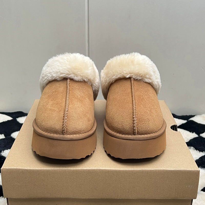 MEOD Slippers Designer Shoes Platform Slides Snow Boots Designer Womens Tazz Ultra Mini Chestnut Wool Slides Fluffy Leather Women Slider Best Quality 