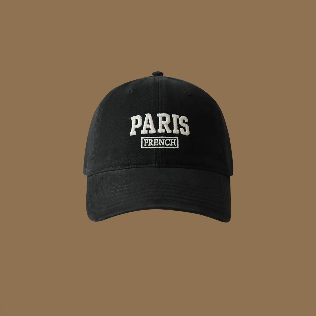 Unisex Embroidered Alphabet Soft-Top Cotton Baseball Cap for Couples - Perfect Fit for Spring