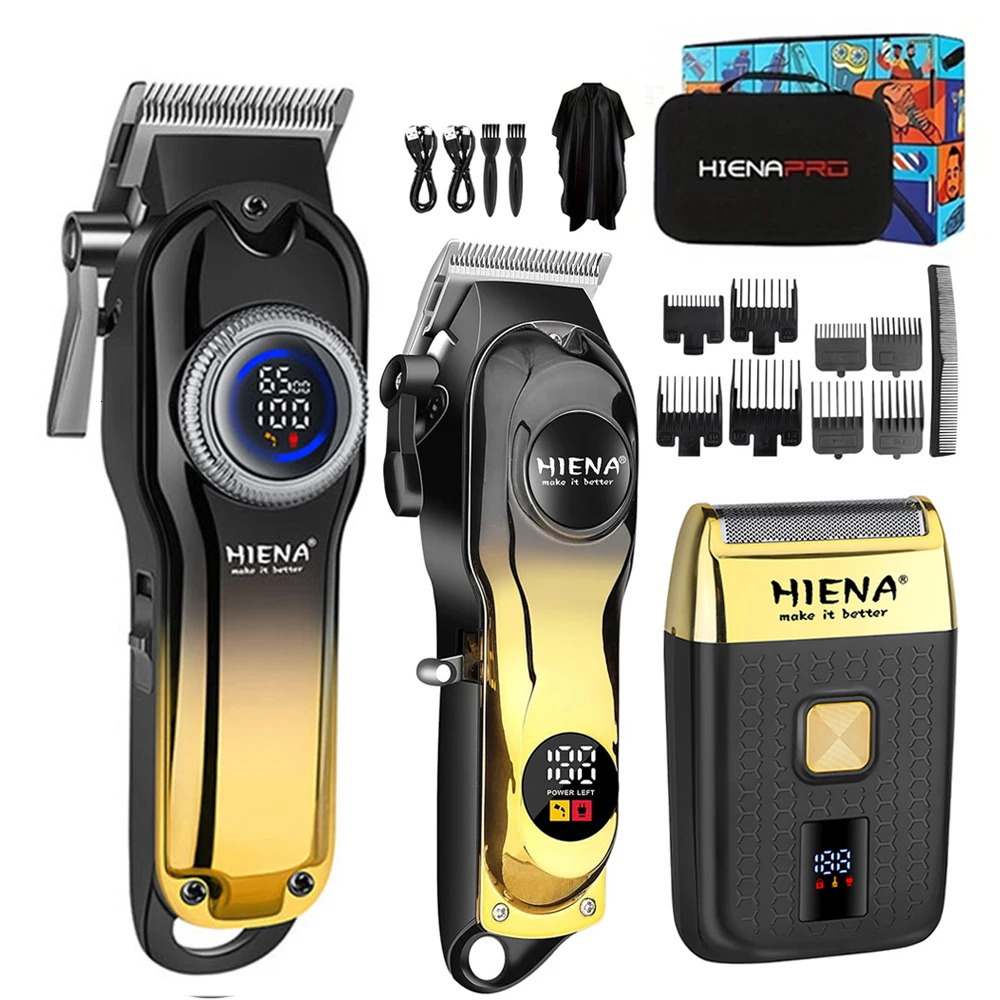 Hair cutting machine professional beard shaving machine hair clippers trimmer electric razor Shaver for man 3 set gift 251030