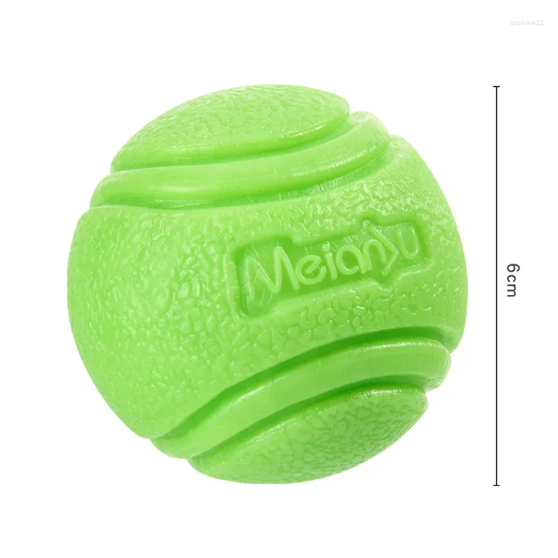 Update 10Pcs 6Cm Pet Toys Dog Ball Bouncy Rubber Solid Resistance To Chew Outdoor Throwing And Recovery Training For Dogs