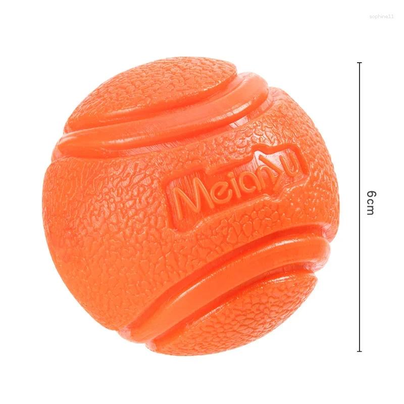 Update 10Pcs 6Cm Pet Toys Dog Ball Bouncy Rubber Solid Resistance To Chew Outdoor Throwing And Recovery Training For Dogs
