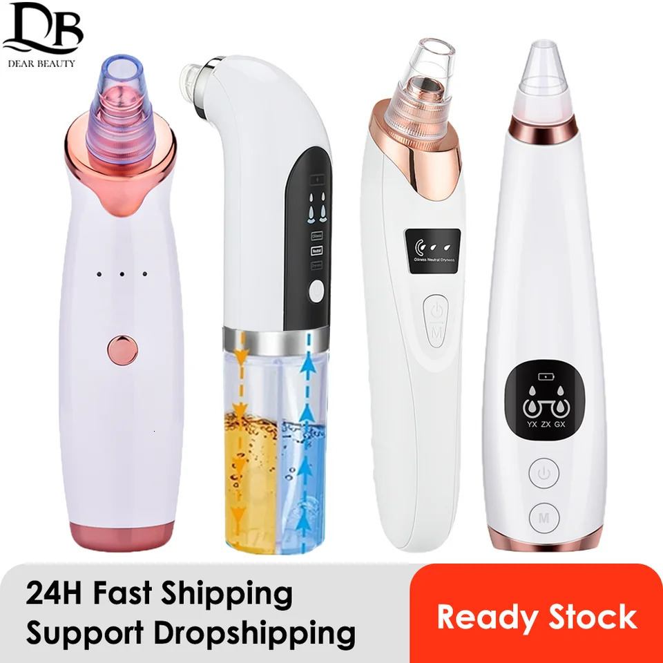 Blackhead r Pore Cleaner Vacuum Suction r Pimple Black Dot Removal Facial Cleaning Beauty Tools Face Skin Care 251030