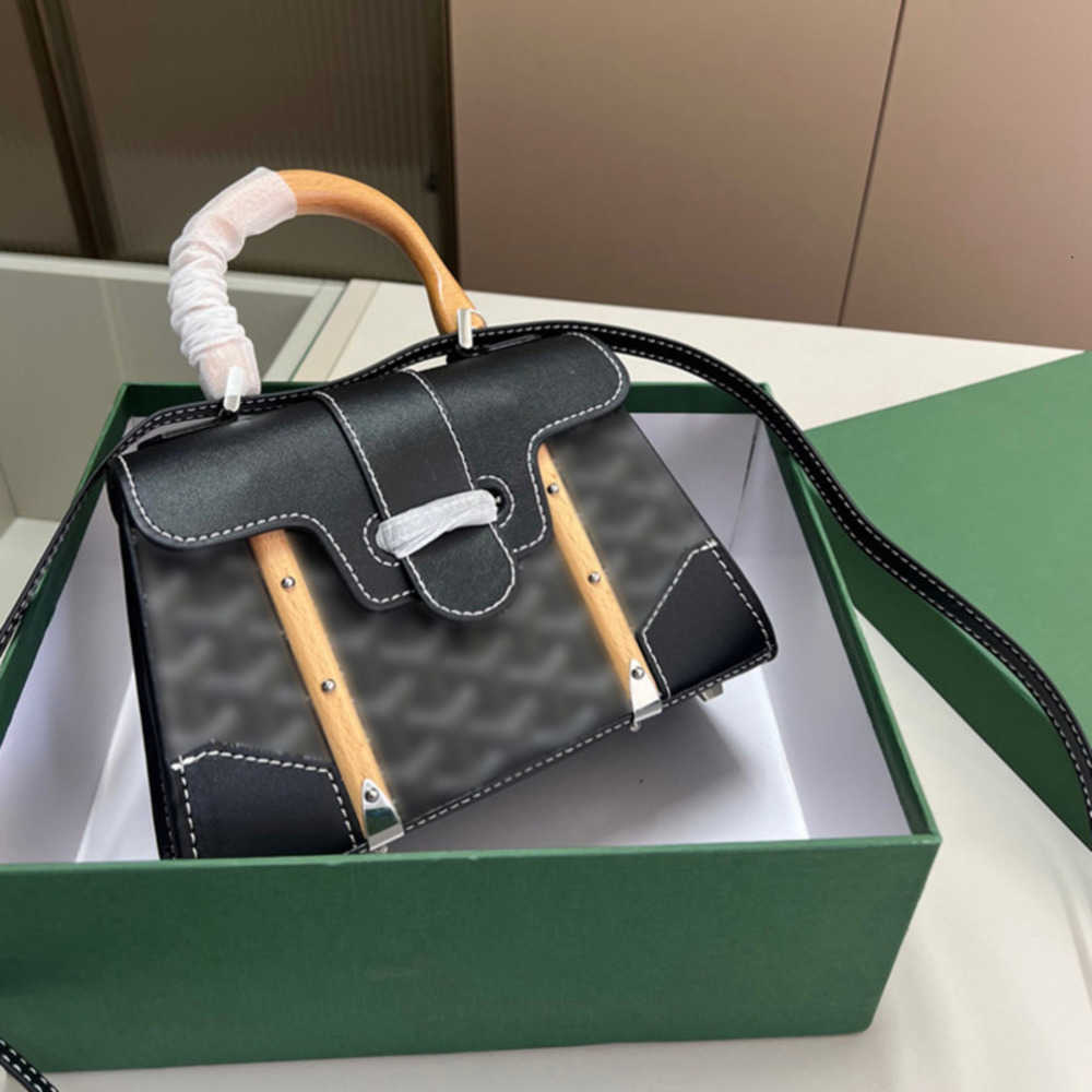 Totes 2025 New Women Handbag Wooden Handle Bag Luxury Handbag Classic Color Blocked Plaid Letter Shoulder Bag Women Elegant Bag Fashion Casual Crossbody Bag 01