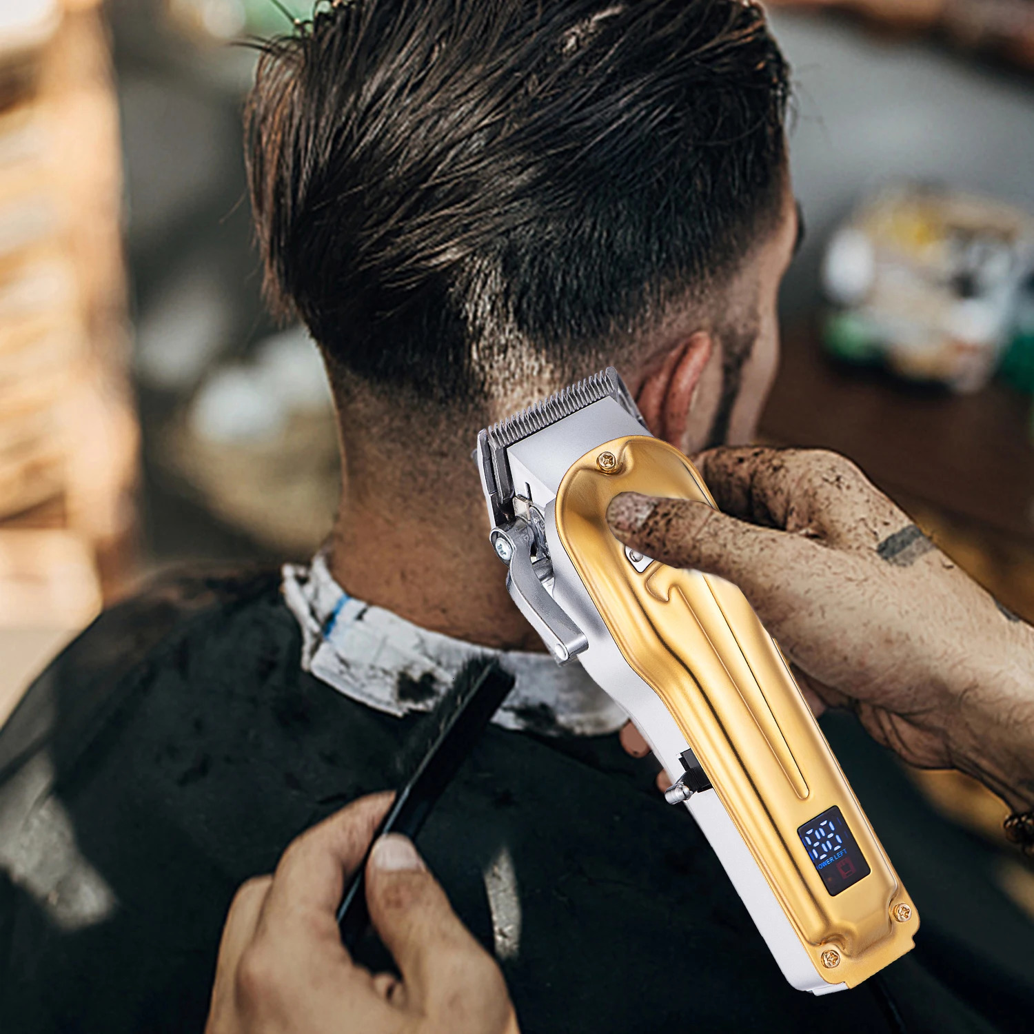 Professional Hair Clippers For Men Nose Hair Trimmer Beard Trimmer 4piece Set Cordless Rechargeable Barber Clippers For Men 251030