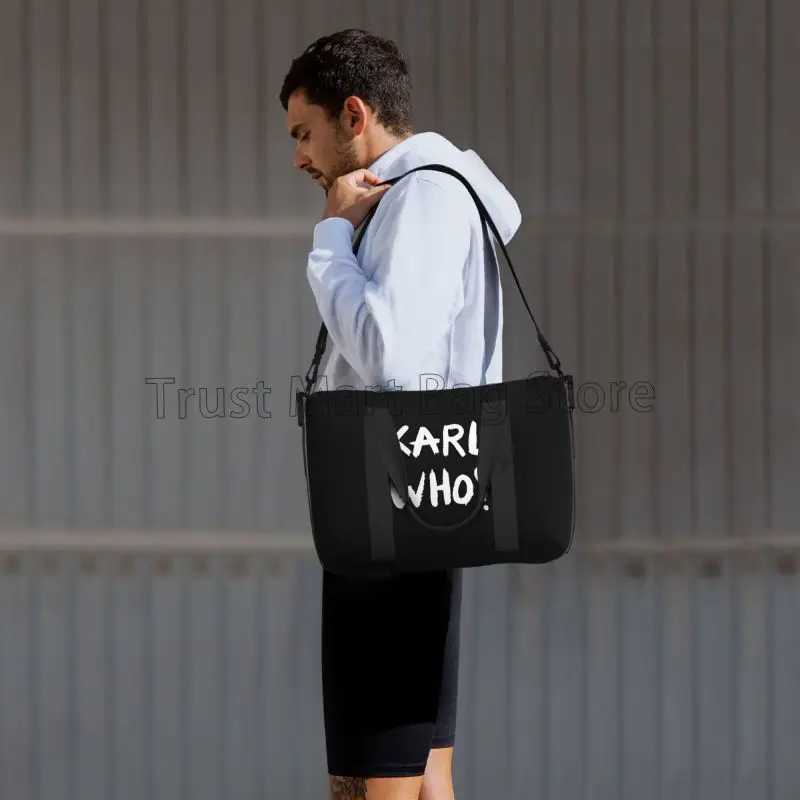 Karl Who Travel Bag Foldable Lightweight Waterproof Weekend Backpack with Shoulder Strap Sports Fitness Travel Bag Y250402