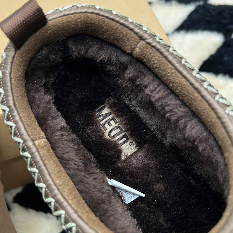 MEOD Slippers Designer Shoes Platform Slides Snow Boots Designer Womens Tazz Scuffs Ultra Mini Chestnut Wool Slides Fluffy Real Leather Women Slider W