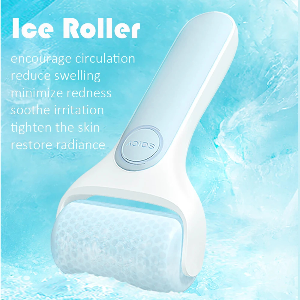 Ice Roller for Face Eye Cold Derma Roller Cryo Skin Care Facial Rolling Massage Puffiness Migraine Pain Relief Redness 251030