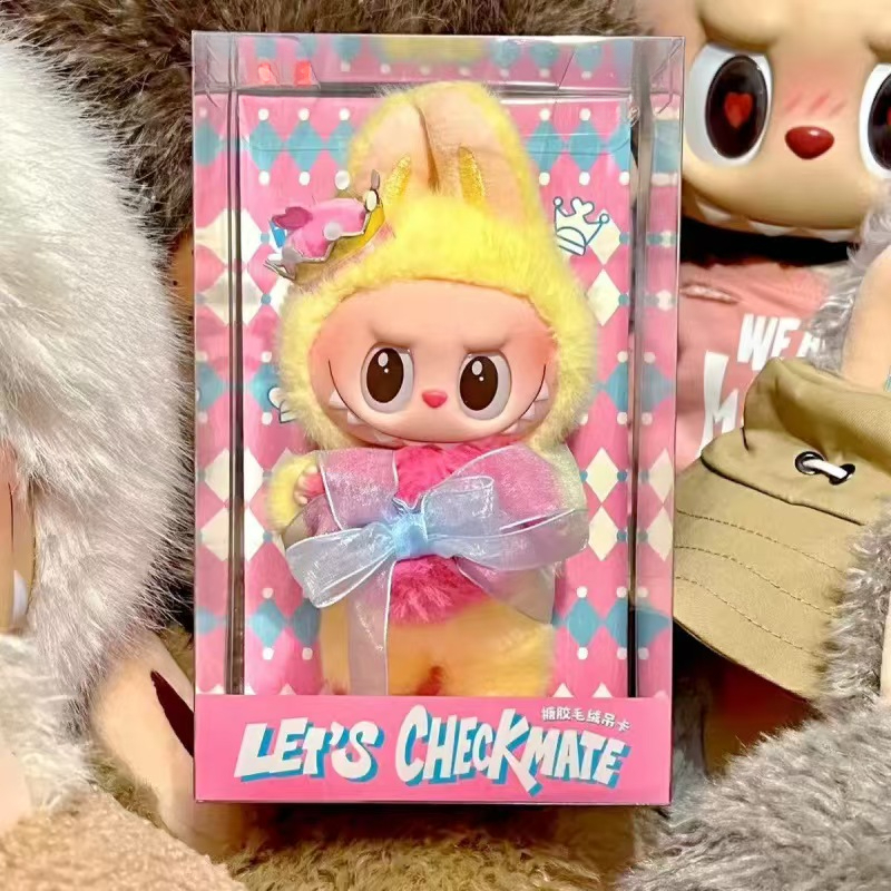 Juguetes V3 Labubu The Monsters Lets Checkmate Series Vinyl Face Doll Figure Queen Keychain Women Bag Pendant 1 Replica Holiday Gifts X250612